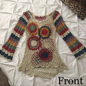 Festival Coachella crochet top or short dress